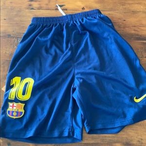 Nike FCB #10 Messi shorts